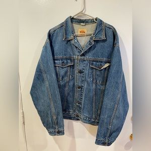 Vintage 90’s HARD ROCK CAFE Denim Jacket Orlando Size Extra Large